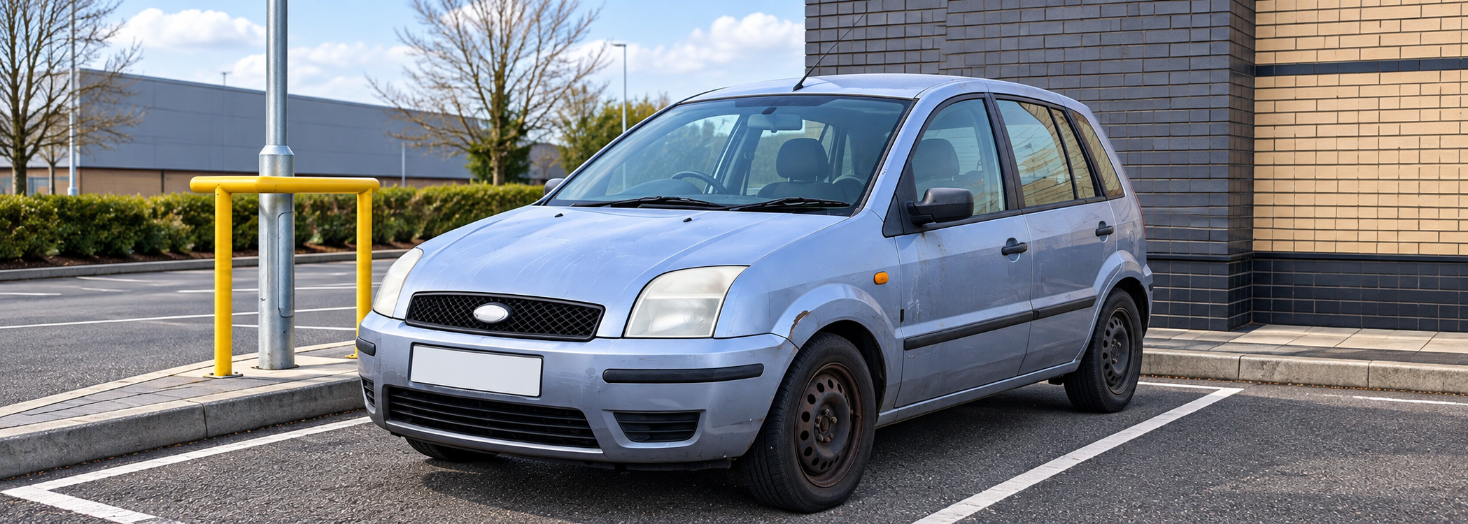 Vehicle left on commercial property